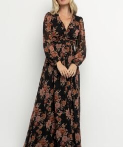 Chiffon A-Line Maxi Dress