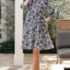 Dakota doll Dress | Navy Print